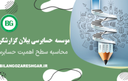محاسبه سطح اهمیت حسابرسی