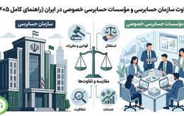 تفاوت سازمان حسابرسی و موسسات حسابرسی خصوصی در ایران (راهنمای کامل 1405)